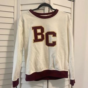 Boston College White Sweatshirt